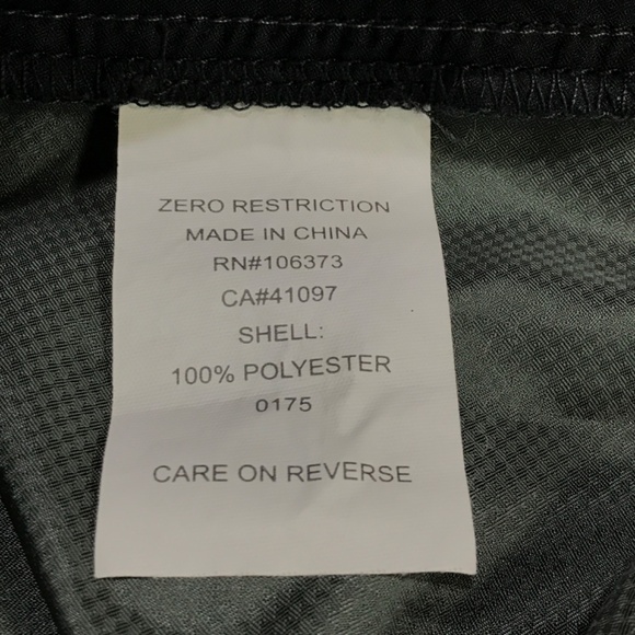 Zero Restriction Tour Series Golf Windbreaker Jacket Mens M Lightweight - Picture 10 of 11